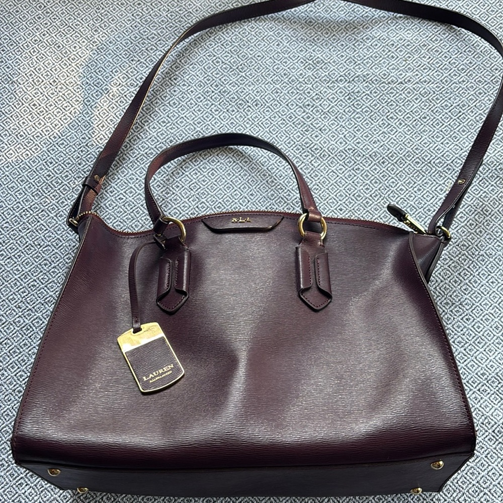 Ralph Lauren Burgundy Purse